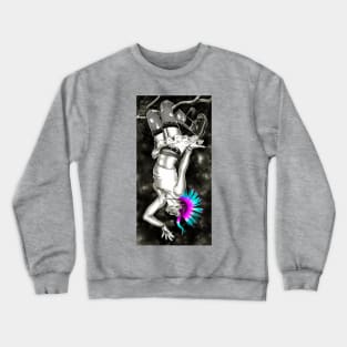 Punk Mohawk Girl Crewneck Sweatshirt